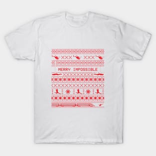 Merry Impossible Holiday Sweater T-Shirt